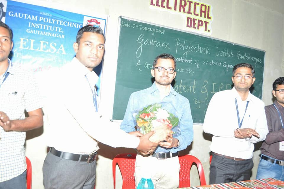 Expert Seminar on Innovation and Intellectual Property Protection at Gautam Polytechnic, Kolpewadi